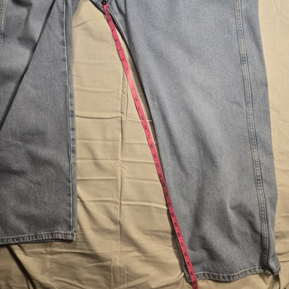 Levis Western Fit Jeans Mens 44x30 Blue Wash Straight Cowboy Stretch 37681-0029 - Picture 5 of 16